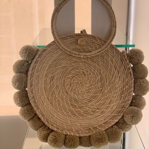 Beautiful straw handbag